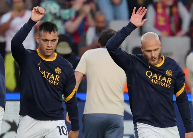 Lautaro Martínez and Federico Dimarco