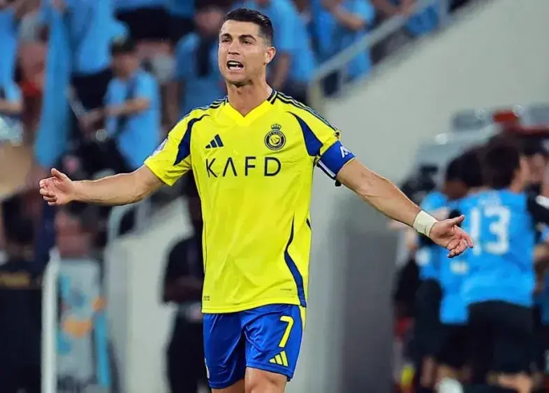 Cristiano Ronaldo reacts to Al-Nassr's elimination