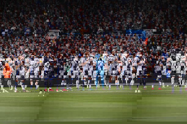 Leeds United celebrates Championship title