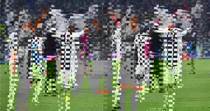 Ronaldo's hat-trick celebration