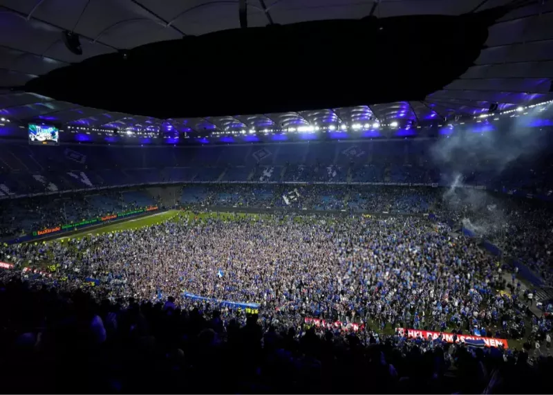 Unbelievable Damage to Hamburg Stadium After Promotion Celebration
