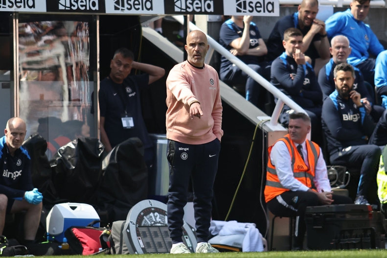 Enzo Maresca during the match