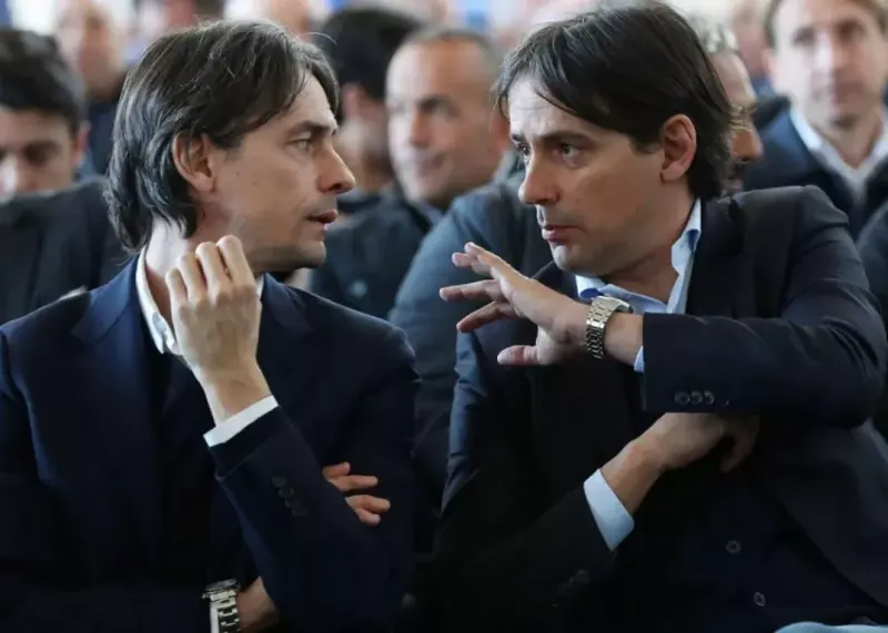 The Inzaghi Brothers' Glorious Day: Simone and Pippo's Smiles