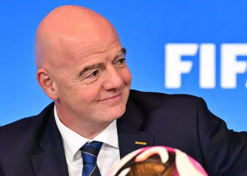 Gianni Infantino supports Inter Milan