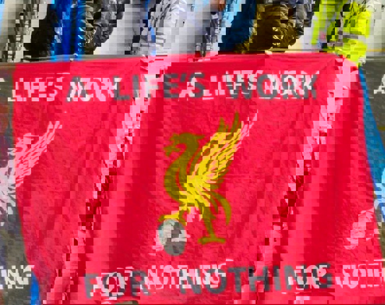 Liverpool Fans Celebrating