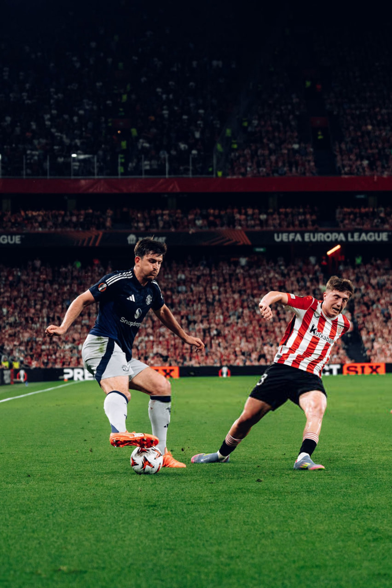 Maguire's celebration