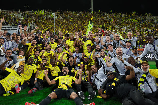 Al-Ittihad team celebration
