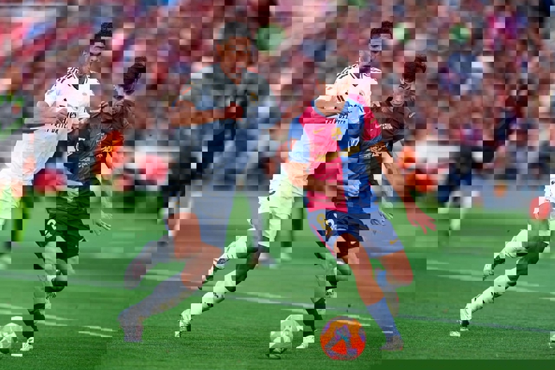 Pedri celebrating a goal