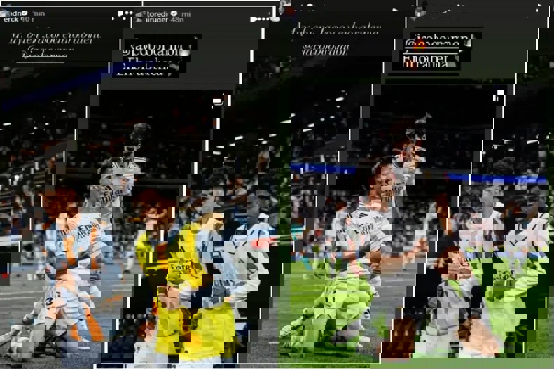 Real Madrid celebration