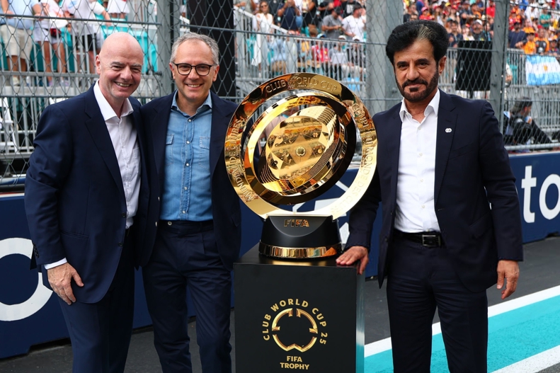 Gianni Infantino at Miami GP