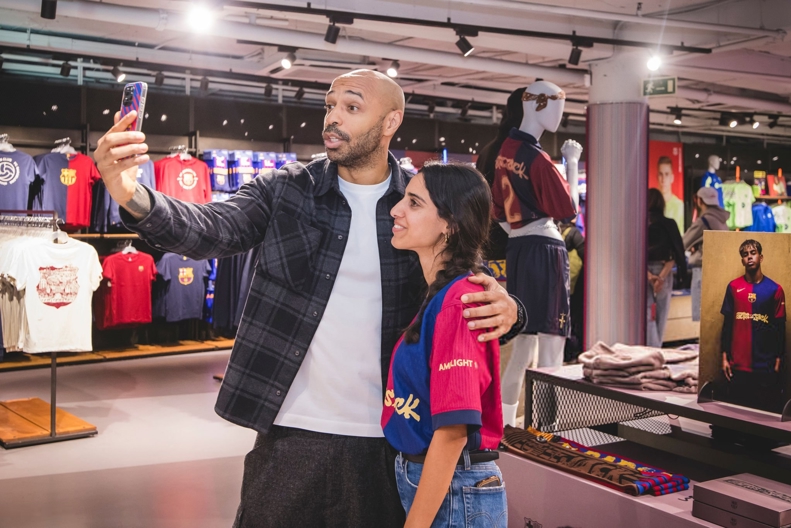Thierry Henry and Lamine Yamal