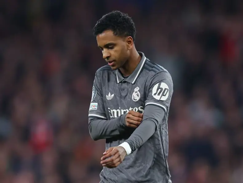 Rodrygo in training