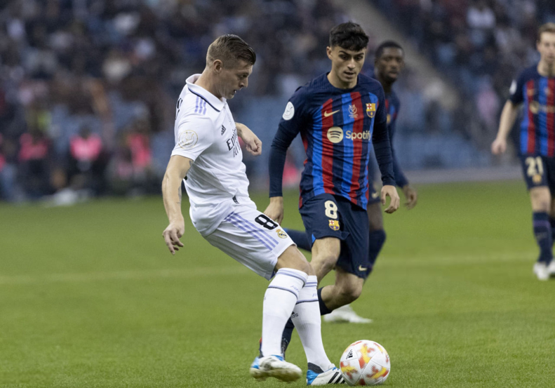 Toni Kroos and Pedri