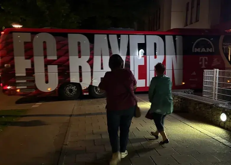 Drowned in Sorrow: Bayern Munich's Mournful Brigade in Munich (Photo)
