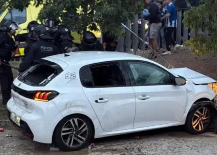Car Attack on Fans Before Espanyol-Barcelona Match