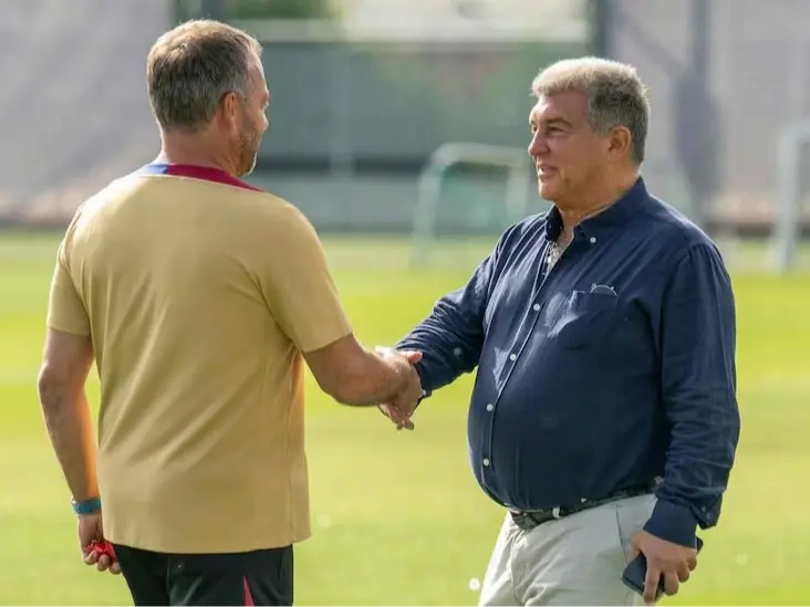 Joan Laporta Arrives Unannounced to Support Barcelona!