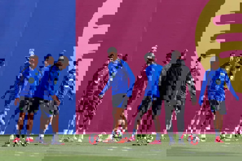 Barcelona's defensive lineup