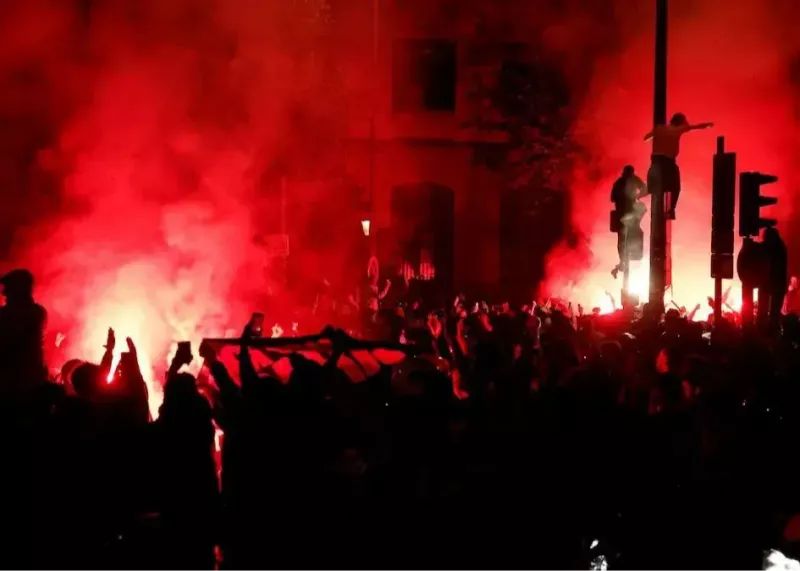 Car Attack on PSG Fans' Celebration!