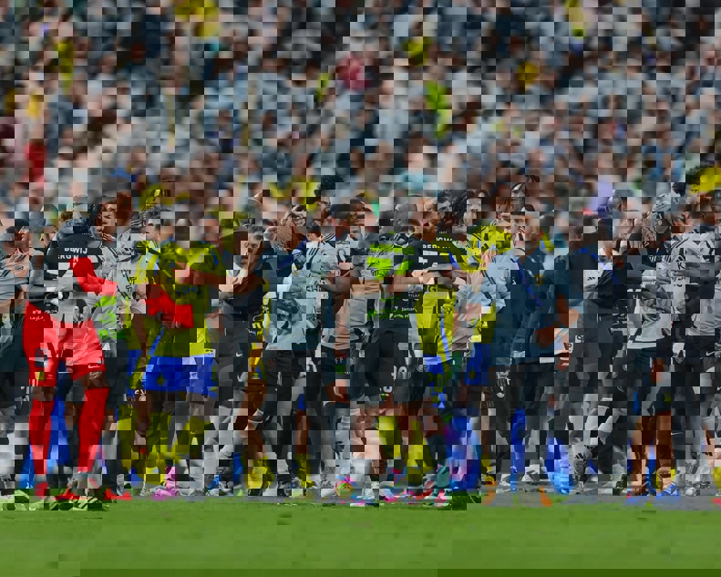 Mass brawl on the pitch