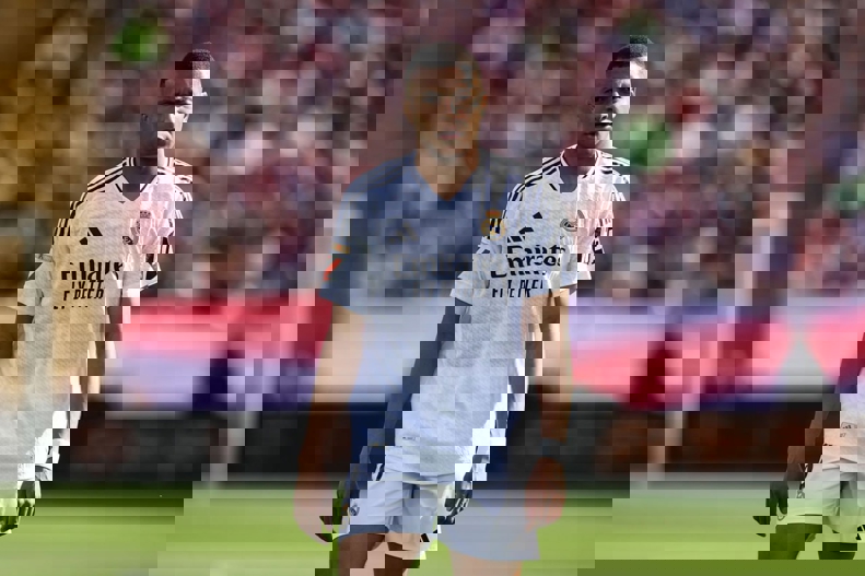 Kylian Mbappé celebrating
